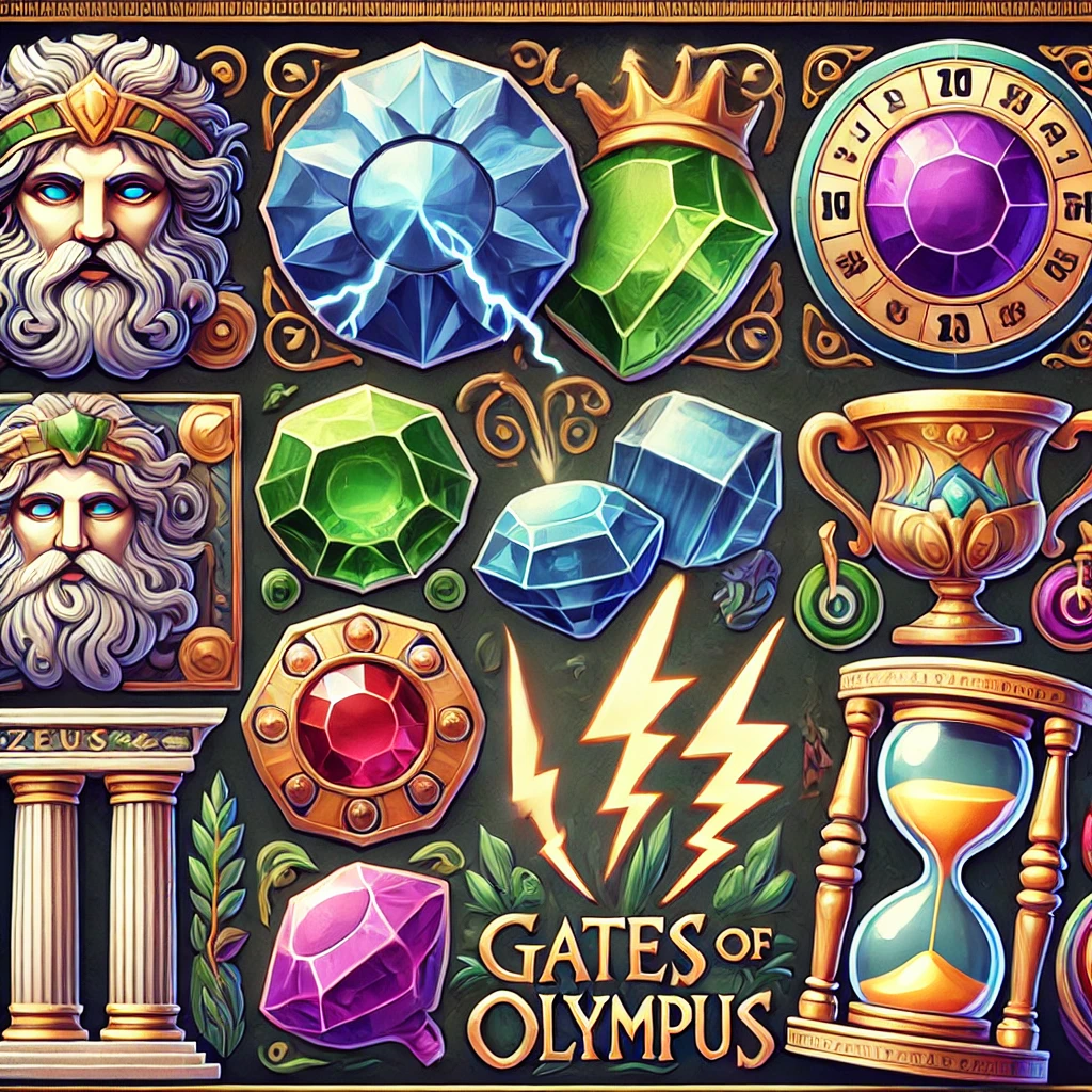 Символы слота Gates of Olympus